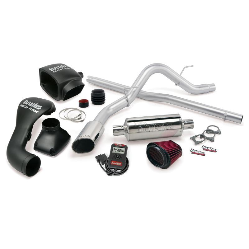 Banks Power 04-08 Ford 5.4L F-150 CCSB Stinger System - SS Single Exhaust w/ Chrome Tip 48485 Main Image