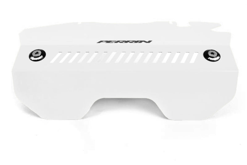 Perrin 15+ Subaru WRX White Pulley Cover For FA DIT Engines PSP-ENG-152WT *Discontinued