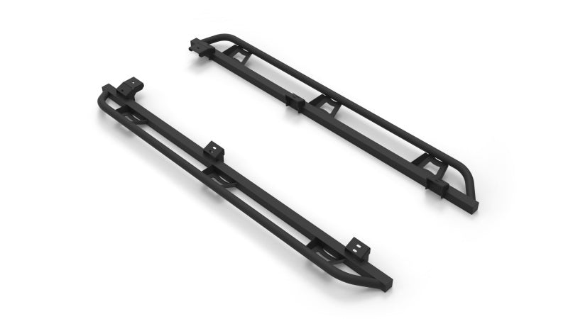 N-Fab Trail Slider Steps 05-15 Toyota Tacoma Crew Cab All Beds - SRW - Textured Black TST05CC-TX