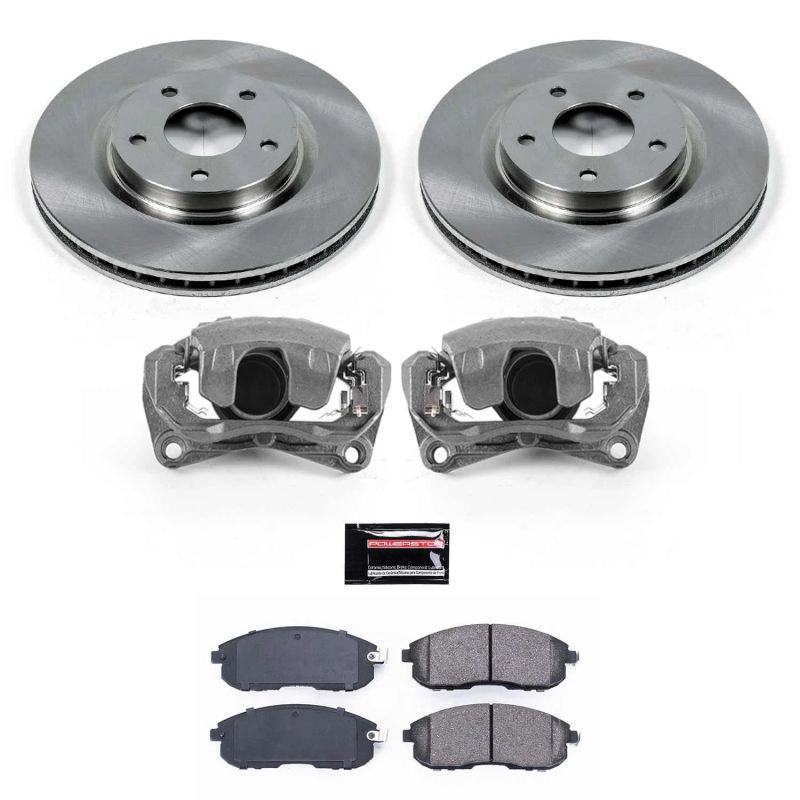 PowerStop PSB Autospecialty Kit w/Cals Brakes, Rotors & Pads Brake Kits - OE main image