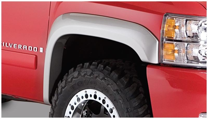 Bushwacker 07-14 Chevy Silverado 2500 HD Extend-A-Fender Style Flares 2pc - Black 40069-02 Main Image