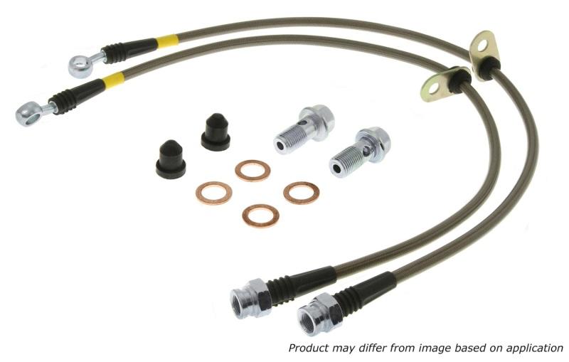 StopTech 08-15 Mercedes Benz C63 AMG Stainless Steel Brake Line Kit 950.35009 Main Image