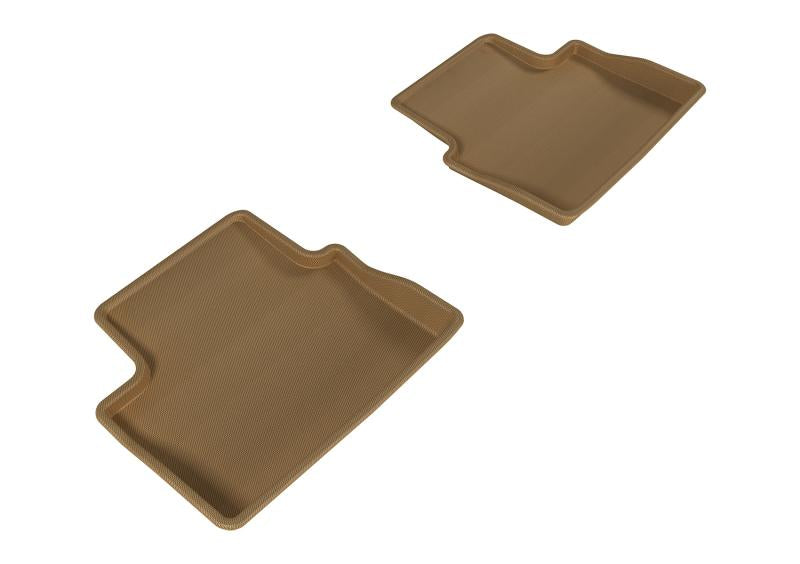 3D MAXpider 2013-2015 Chevrolet Malibu Kagu 2nd Row Floormats - Tan L1CH06321502 Main Image