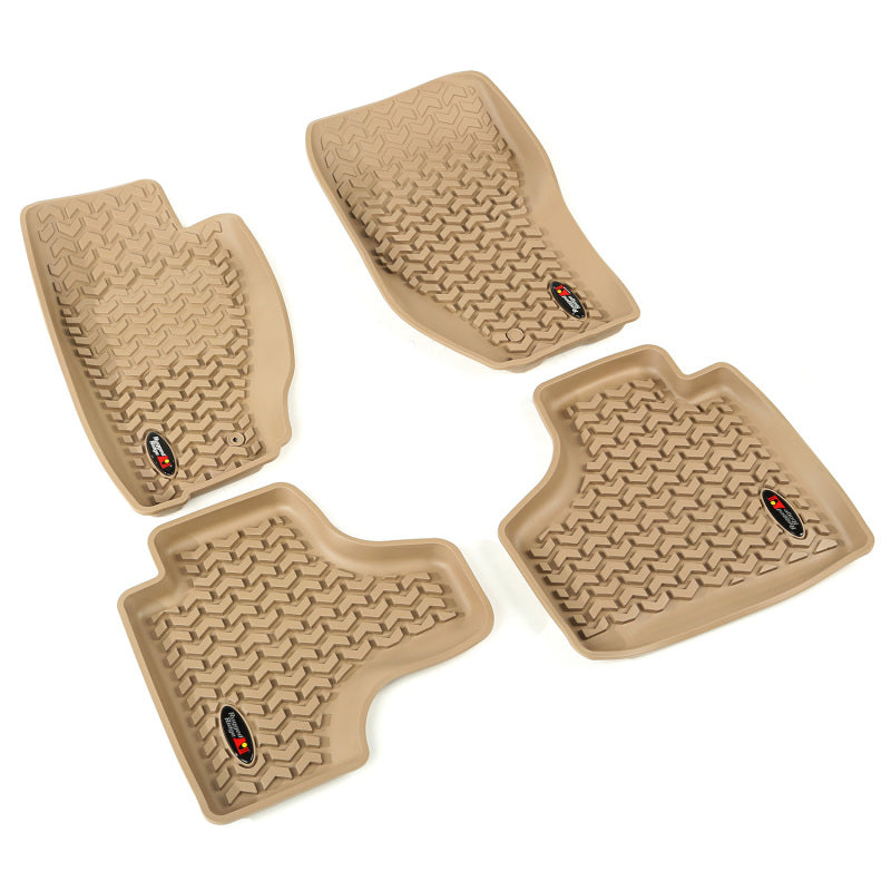 Rugged Ridge RUG Floor Liners - Tan Floor Mats Floor Mats - Rubber main image