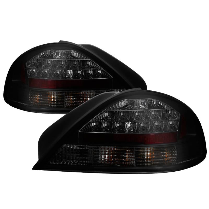 Spyder 99-05 Pontiac Grand Am LED Tail Lights - Black Smoke 5084309 Main Image