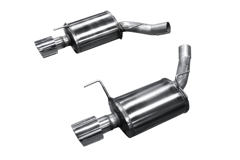ARH 2005-2009 Ford Mustang GT500 3V 2-1/2in x 2-1/2in Pure Thunder Axle Back Muffler System MST-05212AXBK Main Image