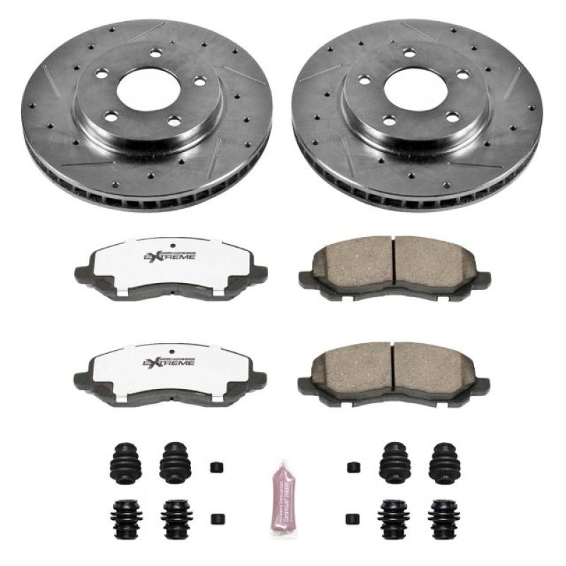 PowerStop PSB Z26 Street Warrior Kit Brakes, Rotors & Pads Brake Kits - Performance D&S main image