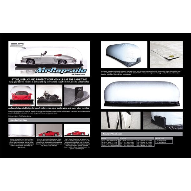3D MAXpider 264in L x 90in W x 80in H Long PCV 3D Vehicle Air Capsule B07GF79CYP