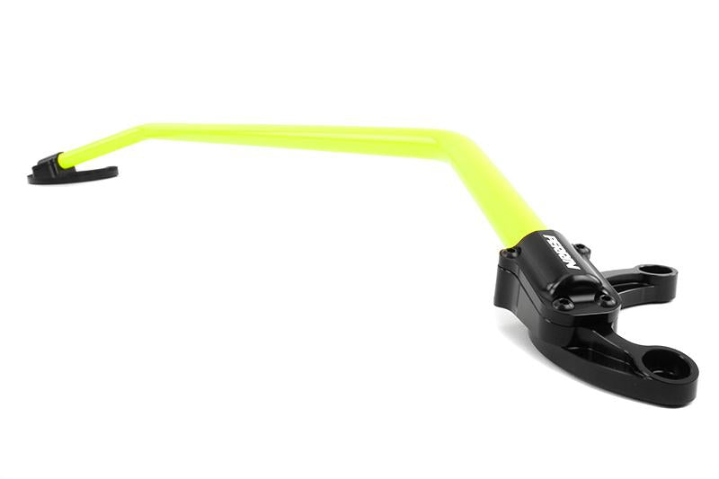 Perrin 08-16 WRX/STi Front Neon Yellow Strut Brace PSP-SUS-056NY Main Image