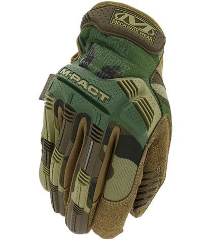 Mechanix Wear M-Pact Woodland Camo Gloves - Medium 10 Pack MPT-77-009-10