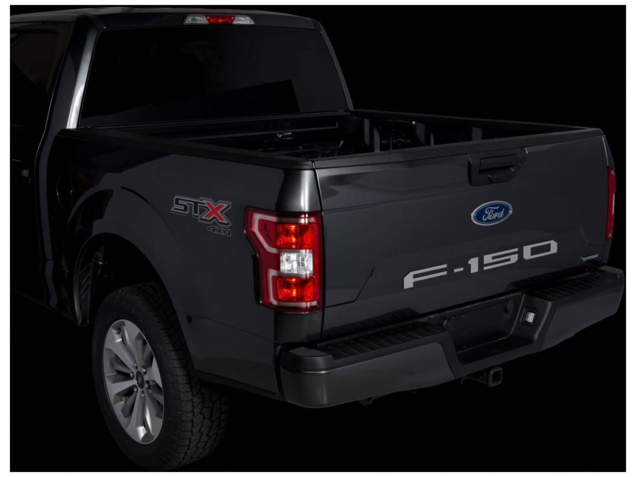 Putco 2017-2017, Ford Super Duty (Cut Letters/Black Platinum) Front & Rear