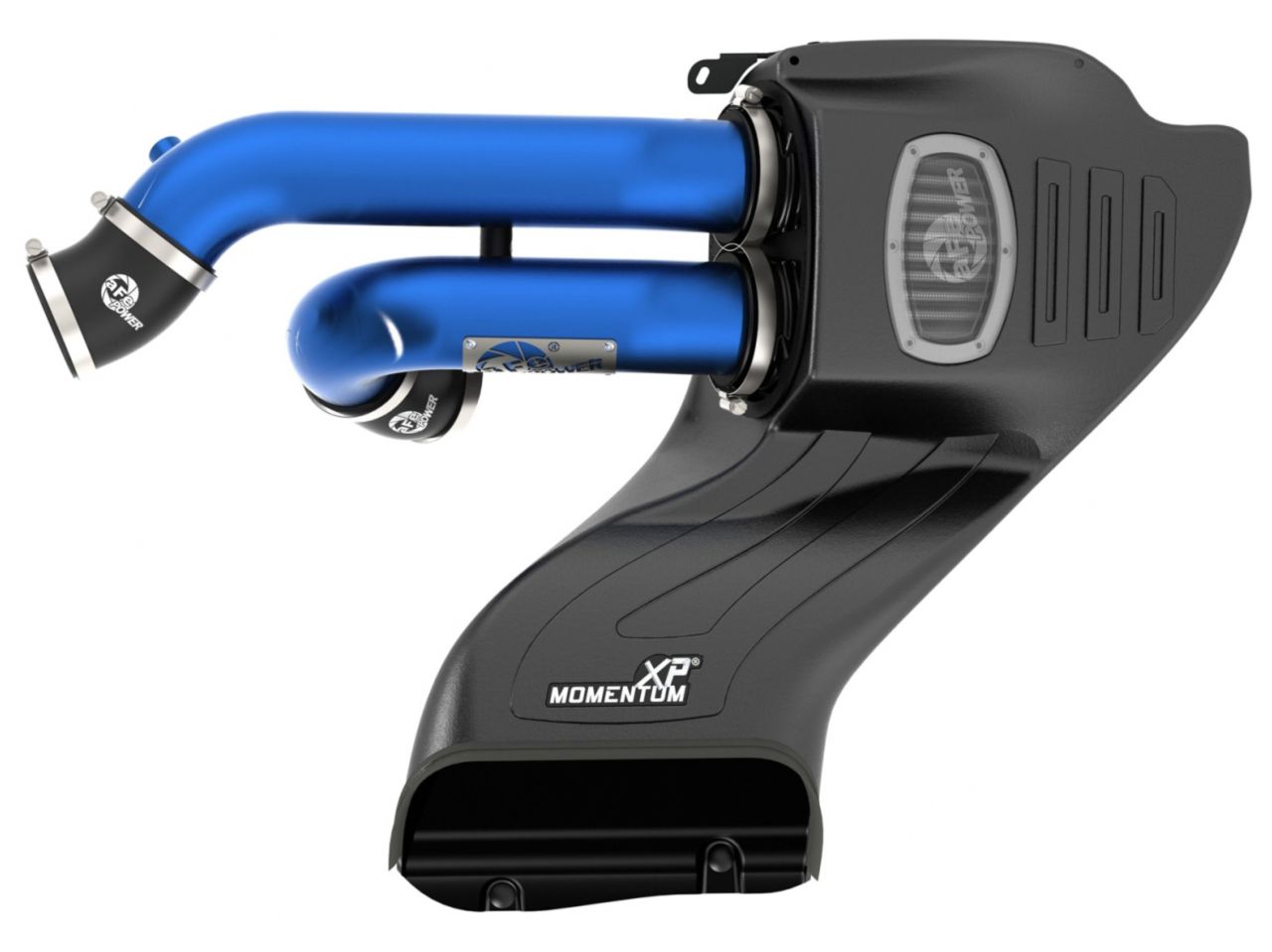 aFe Momentum XP PRO DRY S Cold Air Intake System W/ 3 IN Blue Intake Tubes