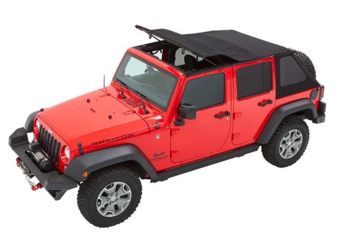 Bestop Soft Top; All New Trektop NX; Black Twill; Fabric; Uses Factory Doors;