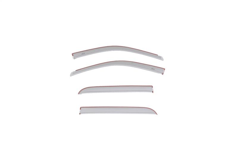 AVS 15-18 Dodge RAM 1500 Crew Cab Ventvisor Color Match Deflectors 4pc - Bright Silver Metallic 994004-PS2 Main Image