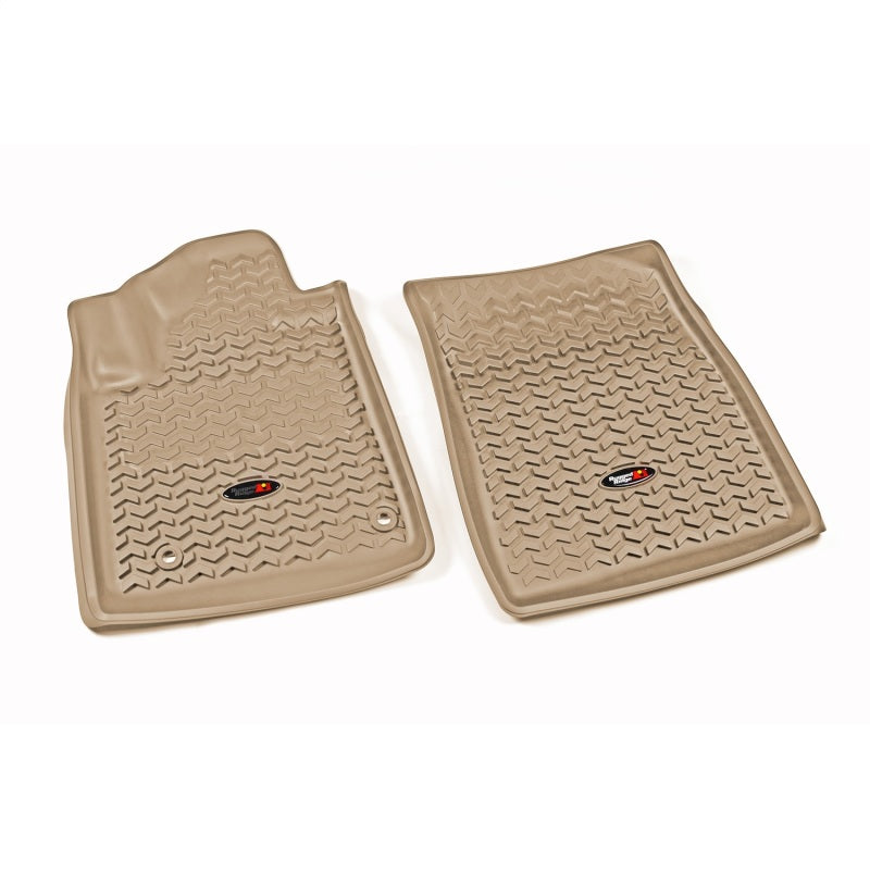 Rugged Ridge RUG Floor Liners - Tan Floor Mats Floor Mats - Rubber main image