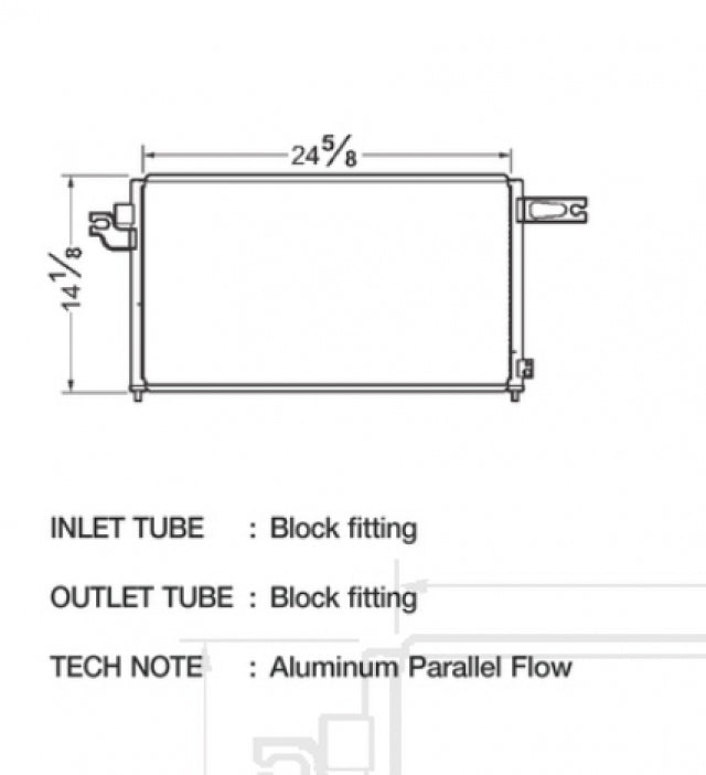 CSF A/C Condenser