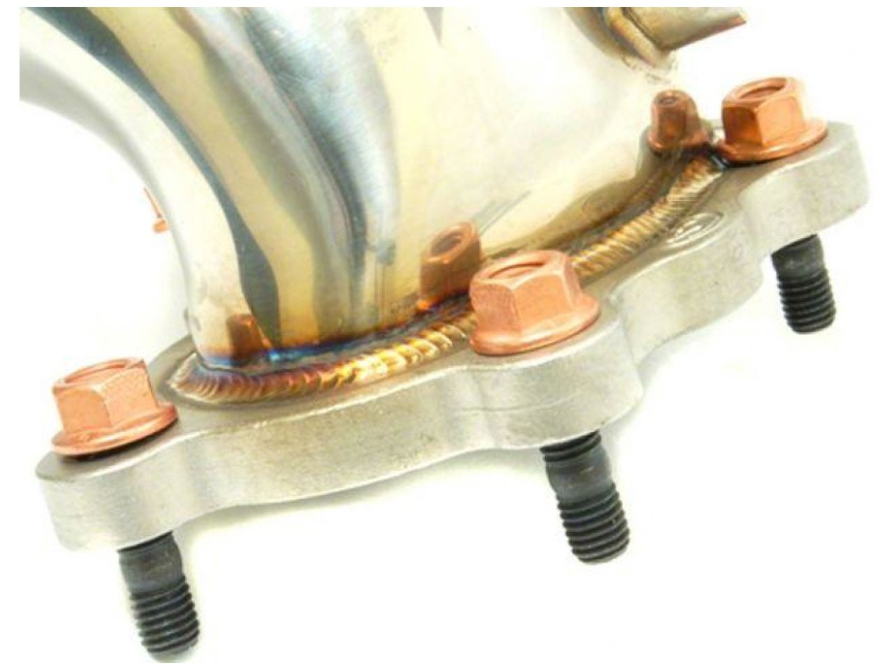 Diftech Copper Metric Flange Exhaust Lock Nut M8 x 1.25