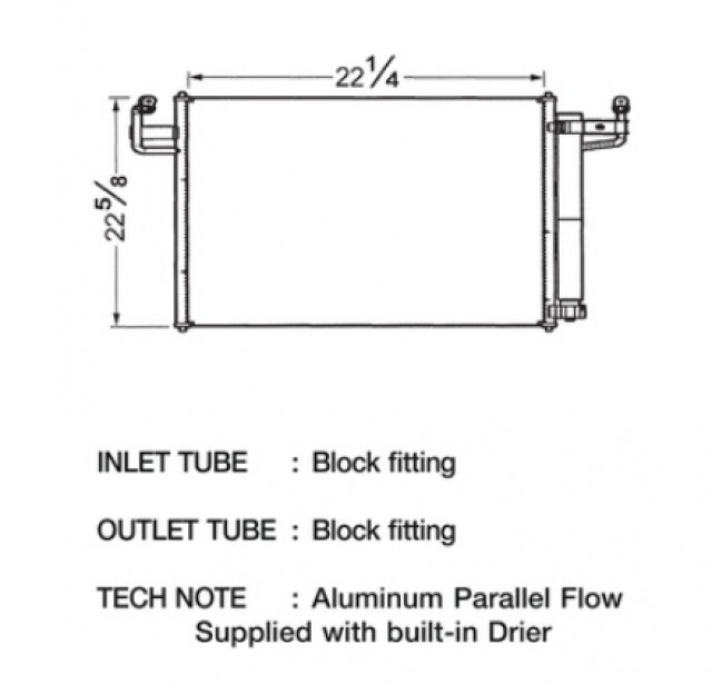 CSF A/C Condenser