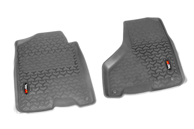 Rugged Ridge RUG Floor Liners - Gray Floor Mats Floor Mats - Rubber main image