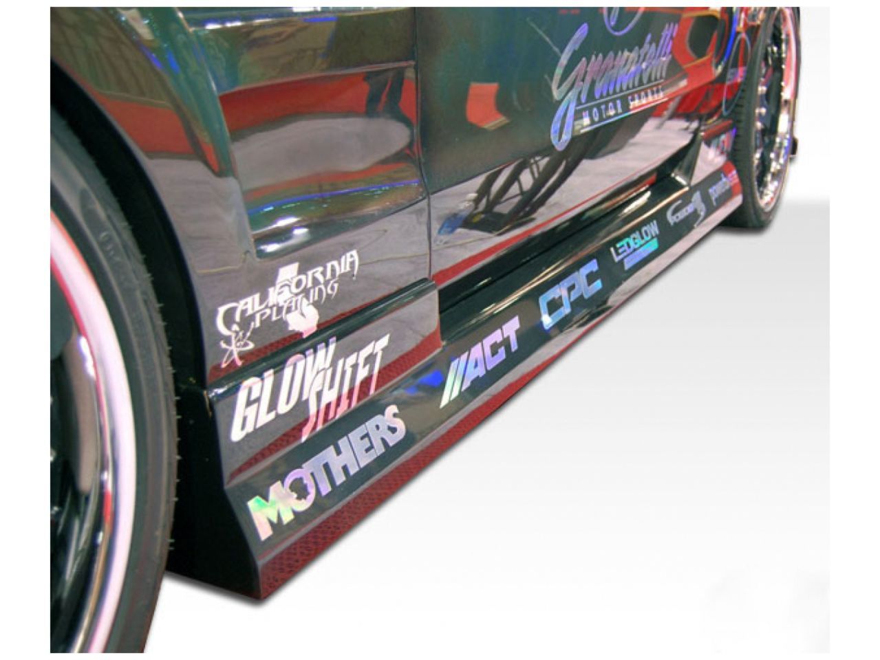 Duraflex 2005-2014 Ford Mustang  Circuit Side Skirts Rocker Panels -2pc