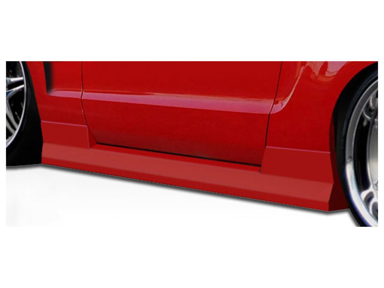 Duraflex 2005-2014 Ford Mustang  Circuit Side Skirts Rocker Panels -2pc