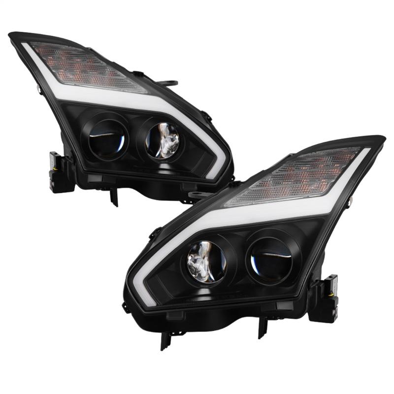 Spyder Nissan GTR R35 09-14 - Projector Headlights - DRL LED - Black 5085696 Main Image