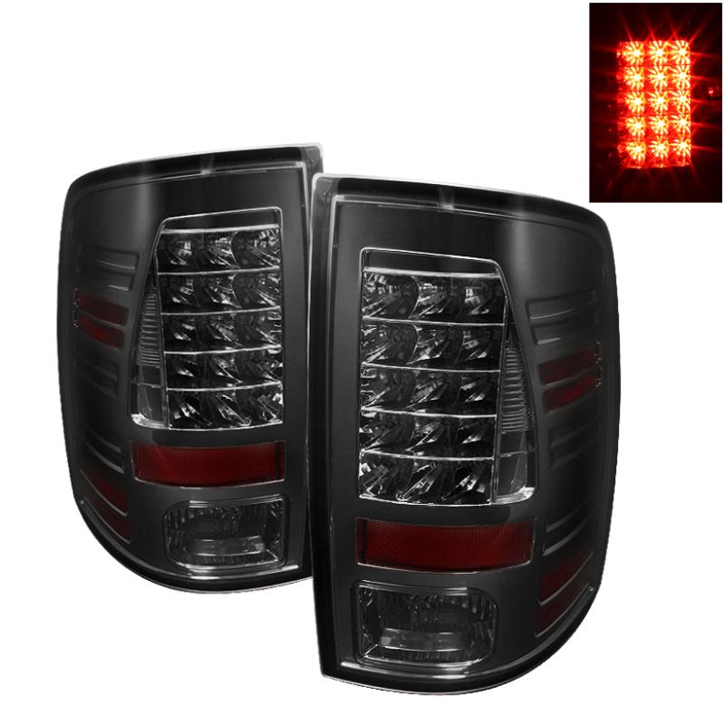 Spyder Dodge Ram 1500 09-14 10-14 LED Tail Lights Incandescent only - Smke ALT-YD-DRAM09-LED-SM 5017581 Main Image