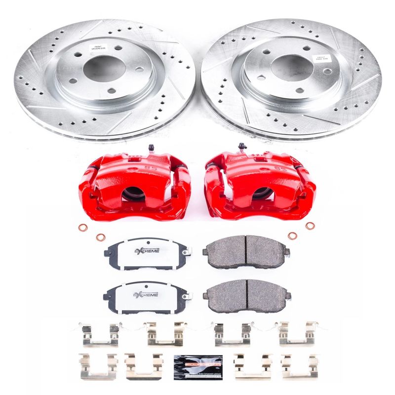 PowerStop PSB Z26 Street Kit w/Cals Brakes, Rotors & Pads Brake Kits - Performance D&S main image