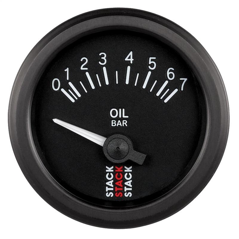 Autometer Stack 52mm 0-7 Bar M10 (M) Electric Oil Pressure Gauge - Black ST3201 Main Image