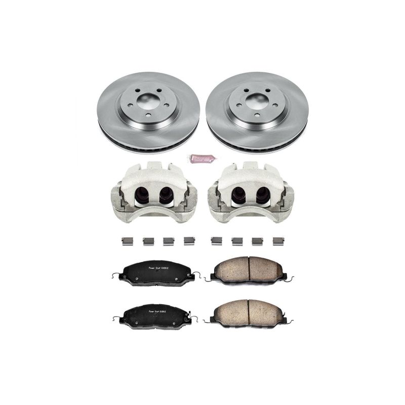 PowerStop PSB Autospecialty Kit w/Cals Brakes, Rotors & Pads Brake Kits - OE main image