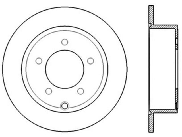 StopTech Sport Drilled/Slotted Brake Rotor; Rear Right