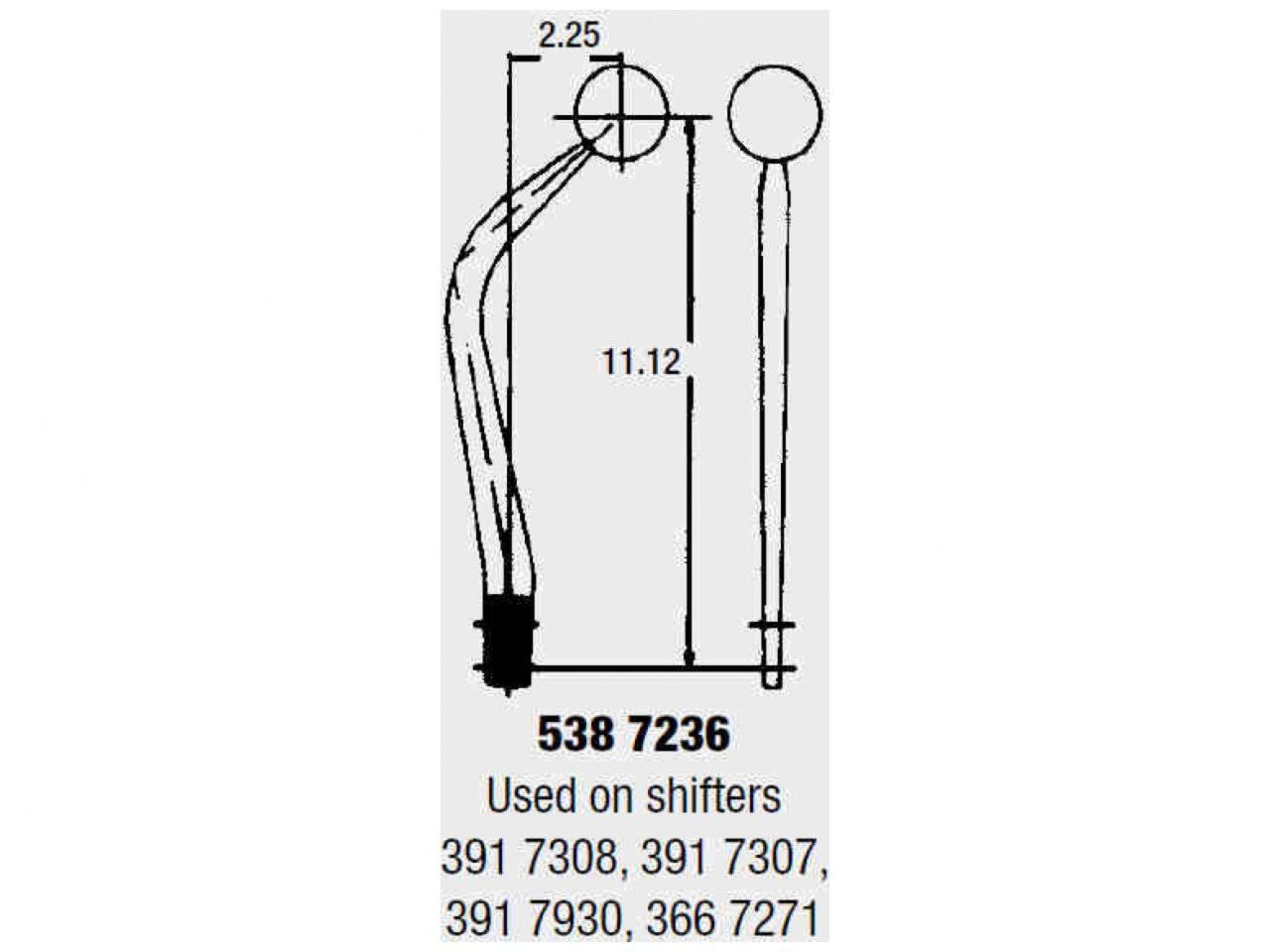 Hurst Shifters Manual Shifter, Mastershift Shifter Fits 1966 and 1967 Buick Gran