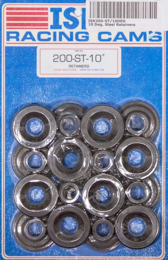 Isky Cams 10 Deg. Steel Retainers ISK200-ST/10DEG