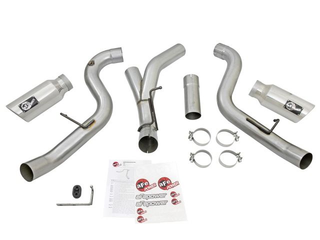 aFe  POWER 49-04080-P ATLAS 4" DPF-Back Aluminized Steel Exhaust System