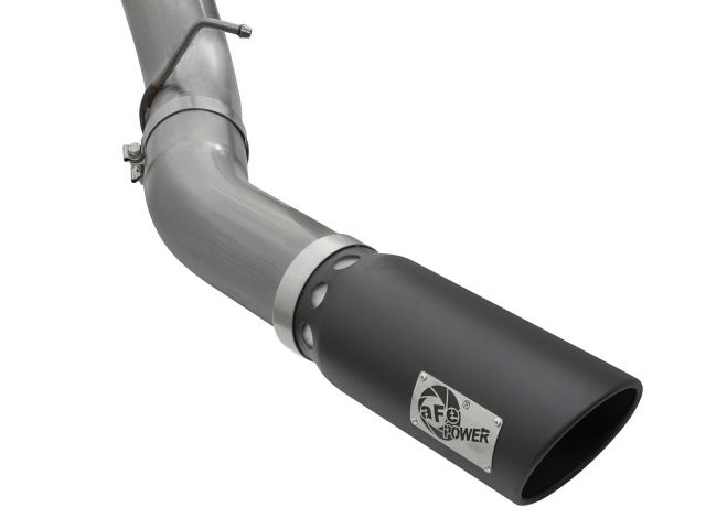 aFe  POWER 49-44081-B Large Bore-HD 5" 409 SS DPF-Back Exhaust System