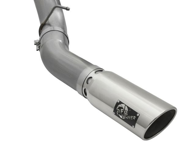 aFe  POWER 49-44081-P Large Bore-HD 5" 409 SS DPF-Back Exhaust System