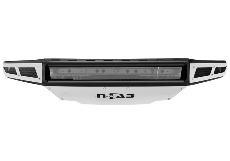 N-Fab M-RDS Front Bumper 16-17 Chevy 1500 - Tex. Black w/Silver Skid Plate C161MRDS-TX Main Image