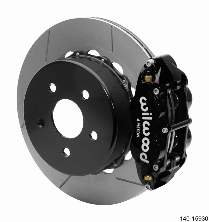 Wilwood Superlite 4R Rear Brake Kit 14.00 Black 2018-Up Jeep JL w/Lines 140-15930