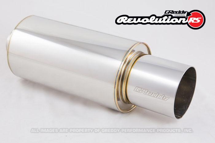 GReddy Universal 3.0" Revolution RS Muffler (160) and Tip (115)