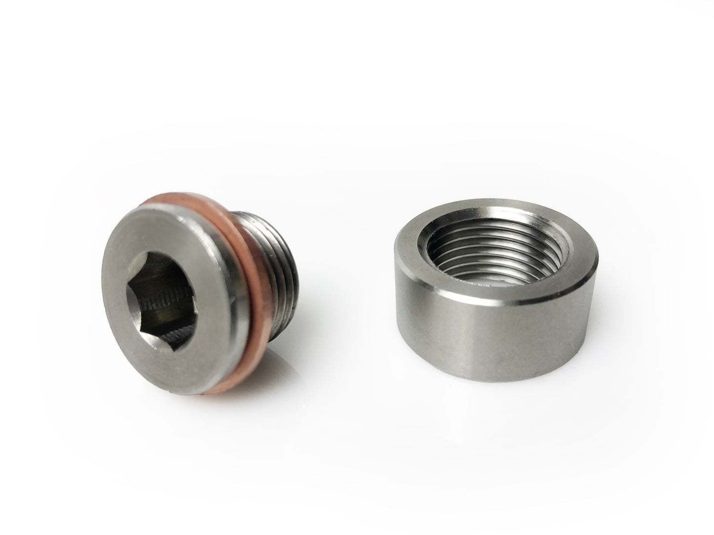 GReddy STAINLESS STEEL OXYGEN SENSOR WELD-ON BUNG AND PLUG SET 11001190