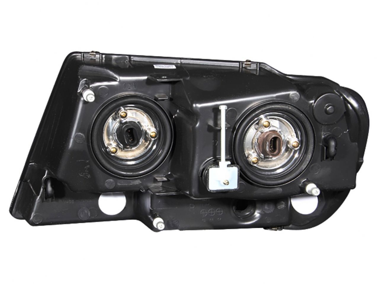 Anzo 1999-2004 Jeep Grand Cherokee Crystal Headlights Black