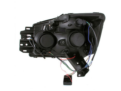 Anzo 2004-2007 Nissan Armada Projector Headlights w/ Halo Chrome (CCFL)