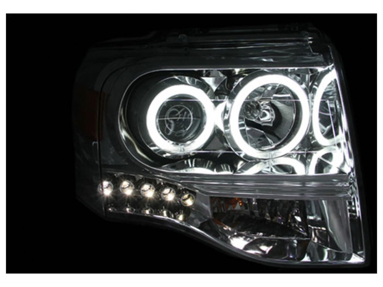 Anzo 2007-2014 Ford Expedition Projector Headlights Chrome