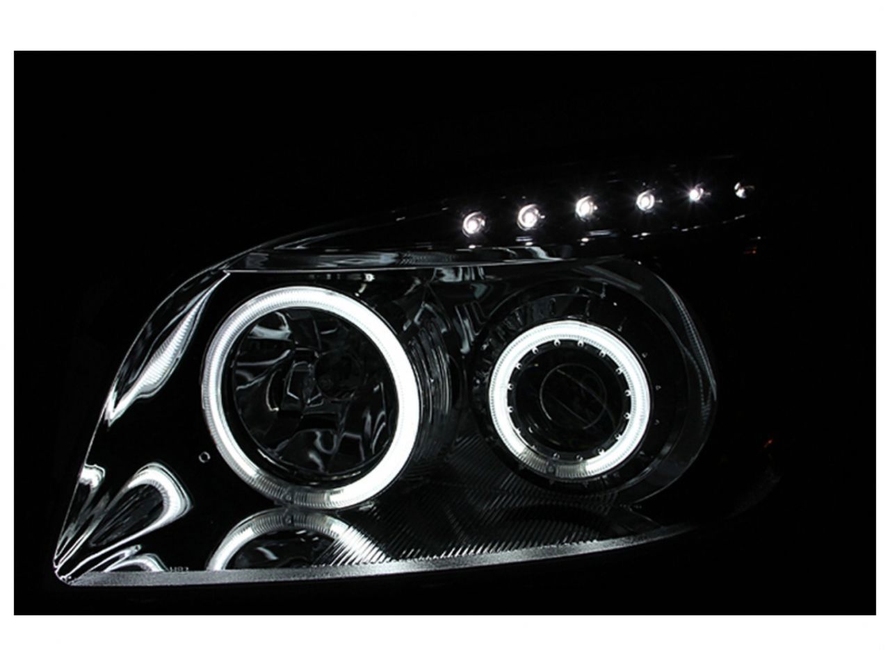 Anzo 2006-2008 Toyota Rav4 Projector Headlights w/ Halo Black