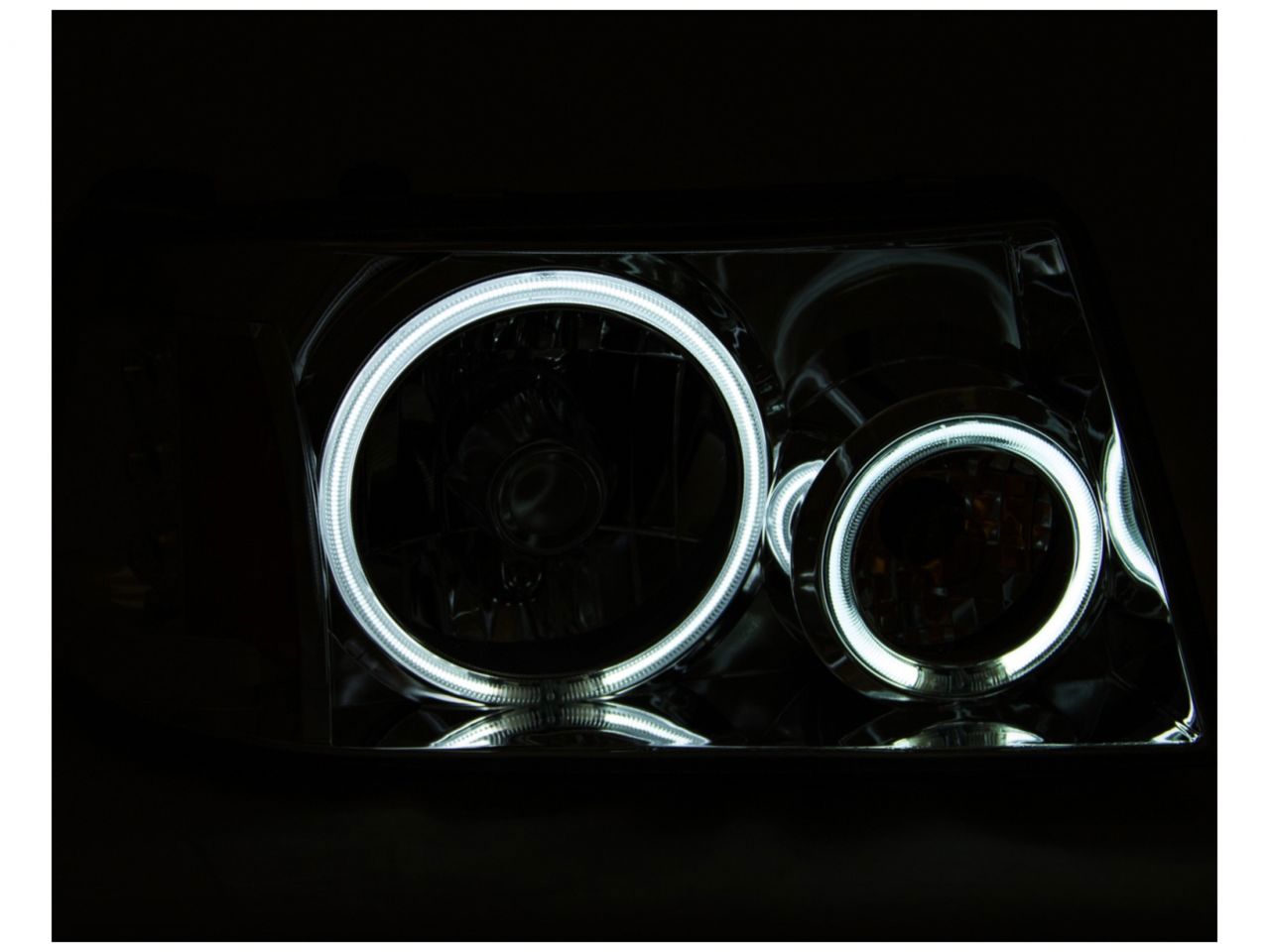 Anzo 2001-2011 Ford Ranger Projector Headlights w/ Halo Chrome (CCFL) 1 pc