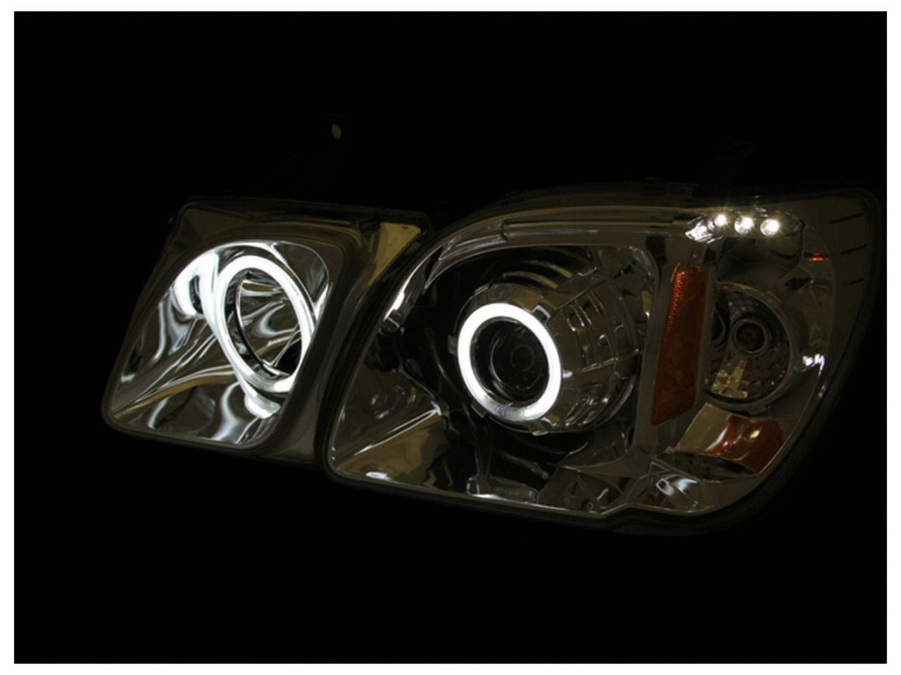 Anzo 1998-2007 Lexus Lx470 Projector Headlights w/ Halo Chrome (CCFL)