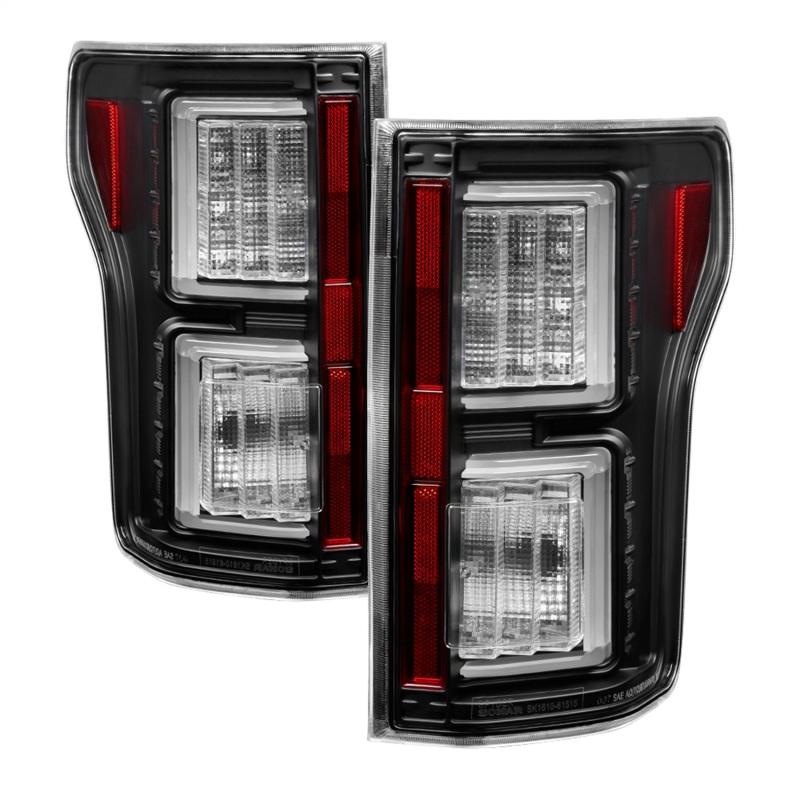 Spyder 18-19 Ford F-150 (w/Blind Spot Sensor) LED Tail Lights - Black (ALT-YD-FF15018-LED-BK) 5085689 Main Image