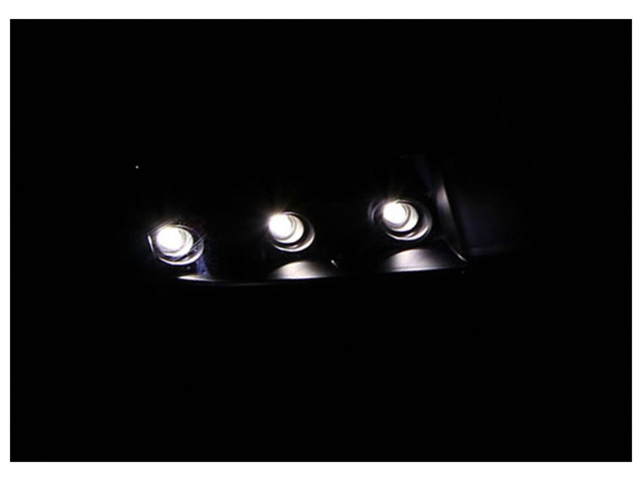 Anzo 1994-2001 Dodge Ram Crystal Headlights Black w/ LED