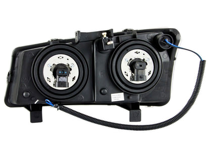 Anzo 2003-2006 Chevrolet Silverado 1500 Crystal Headlights w/ Halo Chrome