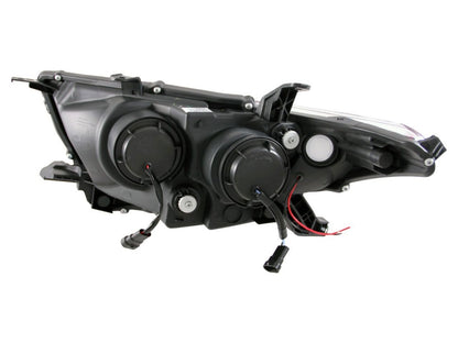 Anzo 2011-2013 Toyota Highlander Projector Headlights w/ U-Bar Chrome